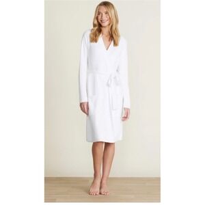 Barefoot Dreams CozyChic Lite Ribbed Robe White Style 950 Womens L/XL